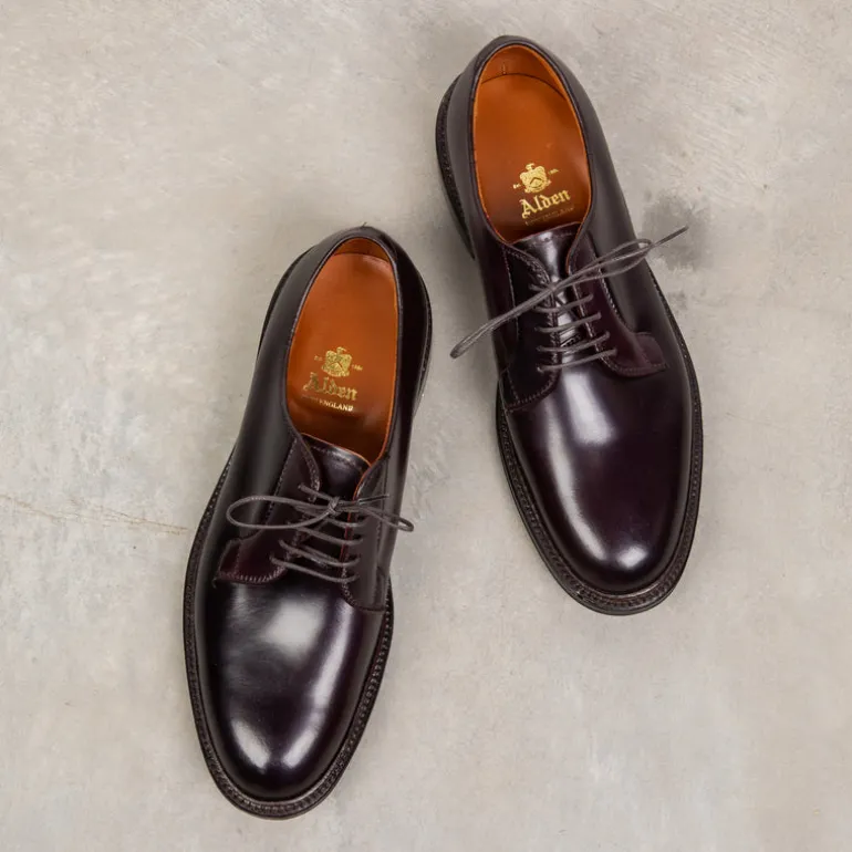 Alden #8 Cordovan Plain Toe Blucher