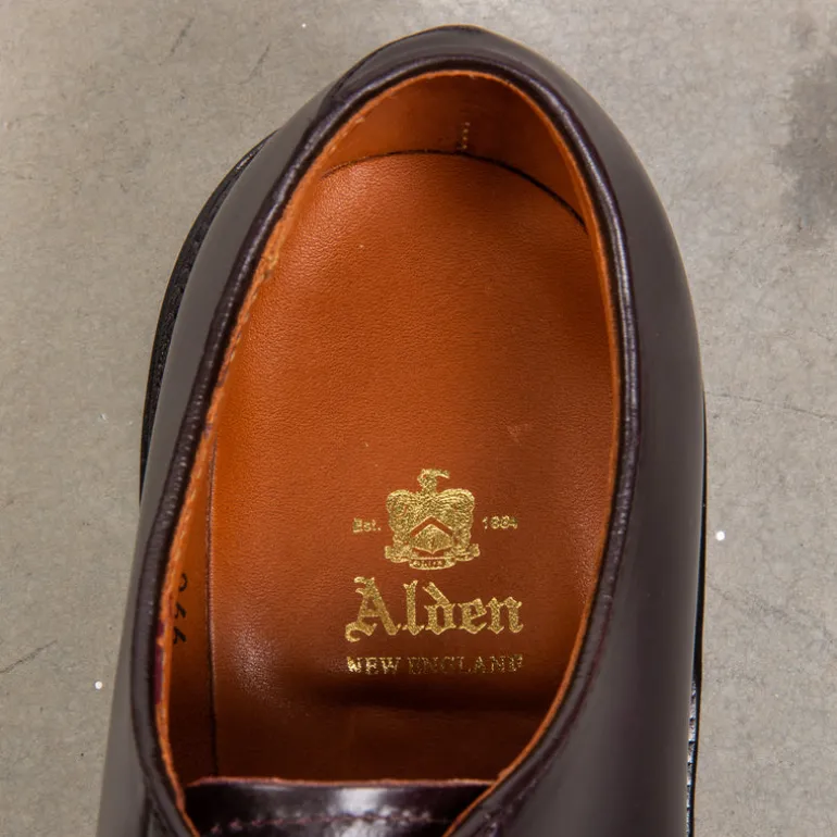 Alden #8 Cordovan Plain Toe Blucher