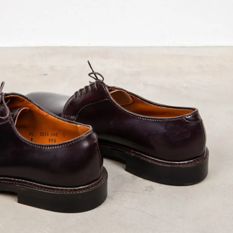 Alden #8 Cordovan Plain Toe Blucher