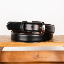 Alden Black Cordovan Belt Nickel Buckle