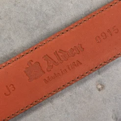 Alden Black Cordovan Belt Nickel Buckle