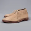 Alden chukka in unlined dark tan suede