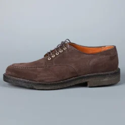 Alden dover pattern dark brown suede NST blutcher