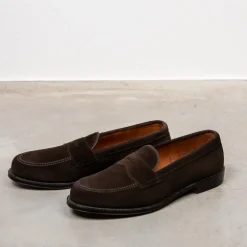 Alden Leisure loafer Chocolate suede