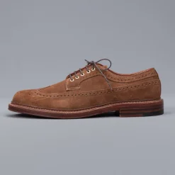 Alden Longwing Snuff suede on double waterlock sole