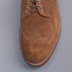 Alden Longwing Snuff suede on double waterlock sole