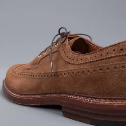 Alden Longwing Snuff suede on double waterlock sole