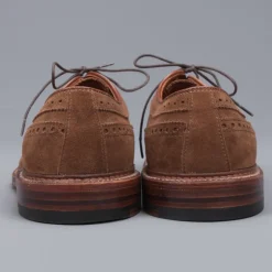 Alden Longwing Snuff suede on double waterlock sole