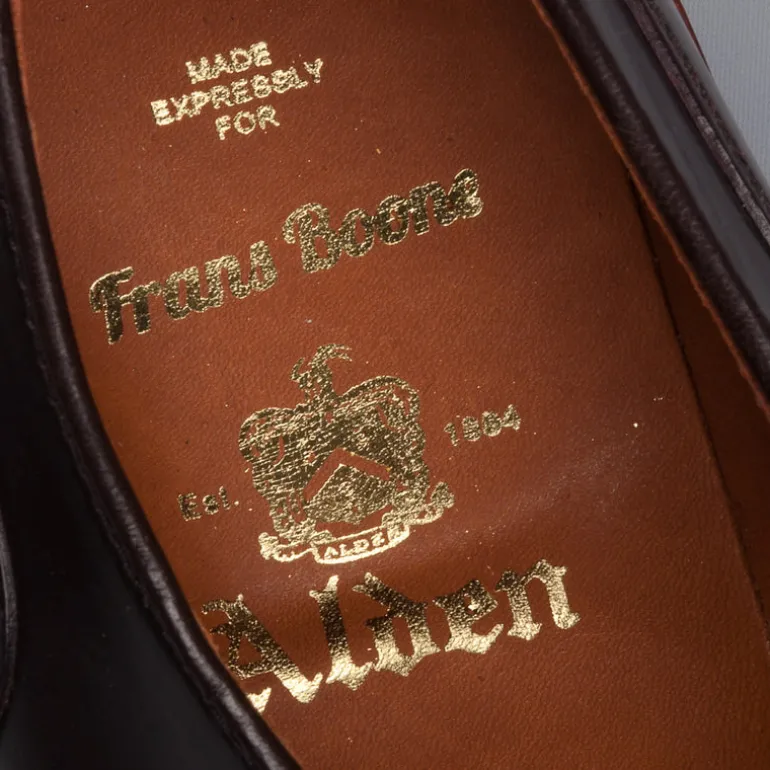 Alden Norwegian Split Toe Blucher on Commando Sole #8 cordovan