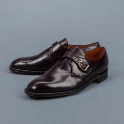 Alden Plaza last single monkstrap #8 Cordovan