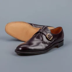 Alden Plaza last single monkstrap #8 Cordovan