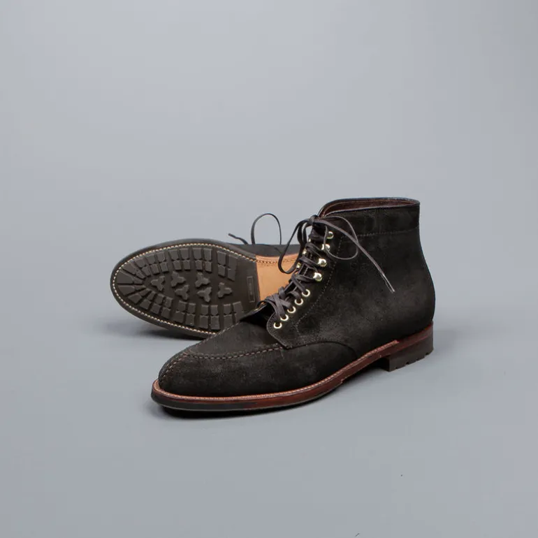 Alden Reverse Earth Chamois NST Boot on Commando Sole