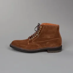 Alden Snuff Suede Barrie last plain toe boot