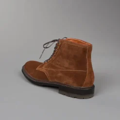 Alden Snuff Suede Barrie last plain toe boot