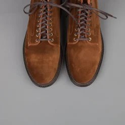 Alden Snuff Suede Barrie last plain toe boot