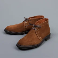Alden snuff suede chukka on commando sole