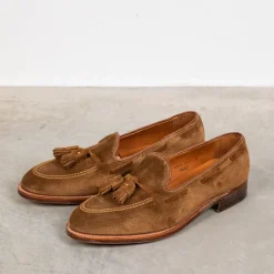 Alden Snuff Suede Tassel Loafer