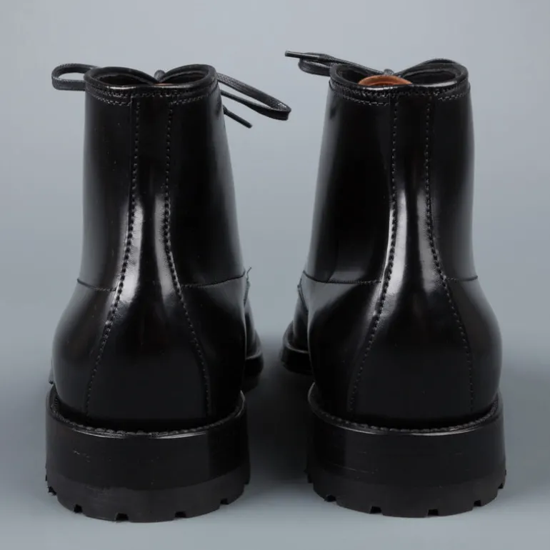 Alden x Frans Boone black cordovan Indy's