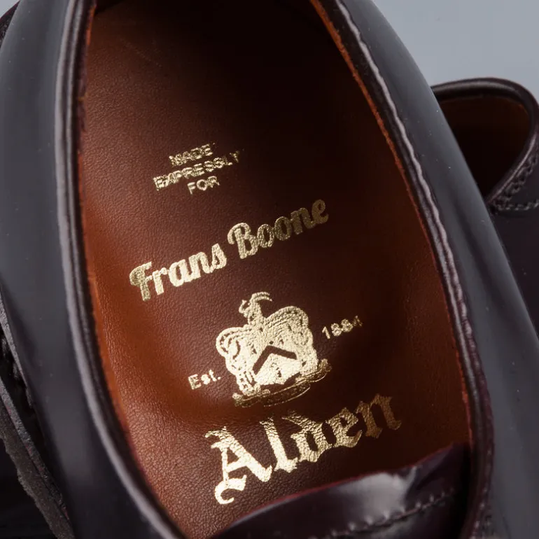 Alden x Frans Boone Cap Toe Cordovan #8 on Crepe sole