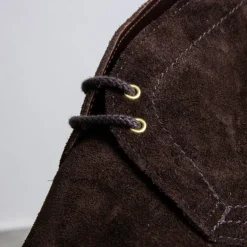 Alden x Frans Boone Chocolate Suede Unlined Chukka