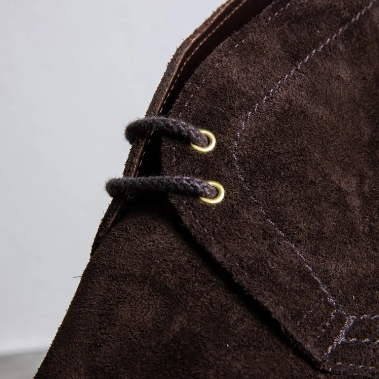 Alden x Frans Boone Chocolate Suede Unlined Chukka