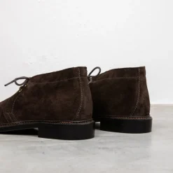 Alden x Frans Boone Chocolate Suede Unlined Chukka