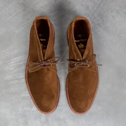 Alden x Frans Boone Snuff Suede Unlined Chukka