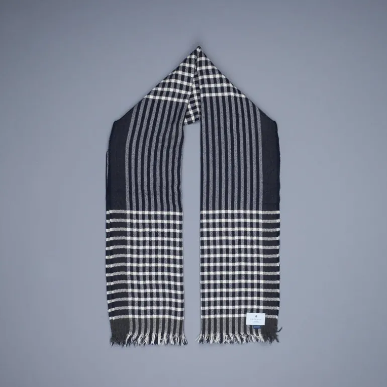 Alex Begg Rona Cashmere Scarf Breuer Navy