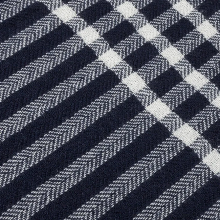 Alex Begg Rona Cashmere Scarf Breuer Navy