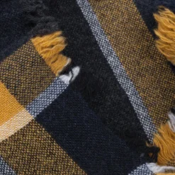 Alex Begg Washed Beaufort Lambswool Scarf Brooklyner Navy