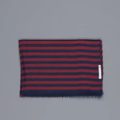Alex Begg Wispy woven stole cashmere Gill in Red