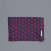 Alex Begg Wispy woven stole cashmere Printed Dixie in Blue/Red