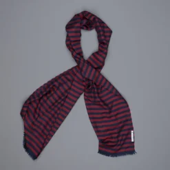 Alex Begg Wispy woven stole cashmere Gill in Red