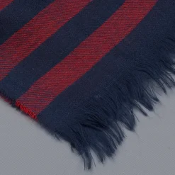 Alex Begg Wispy woven stole cashmere Gill in Red