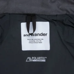 And Wander Alpha Air Hoodie Black