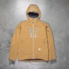 And Wander Alpha Air Jacket Beige