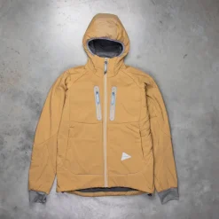 And Wander Alpha Air Jacket Beige