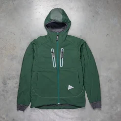 And Wander Alpha Air Jacket Green