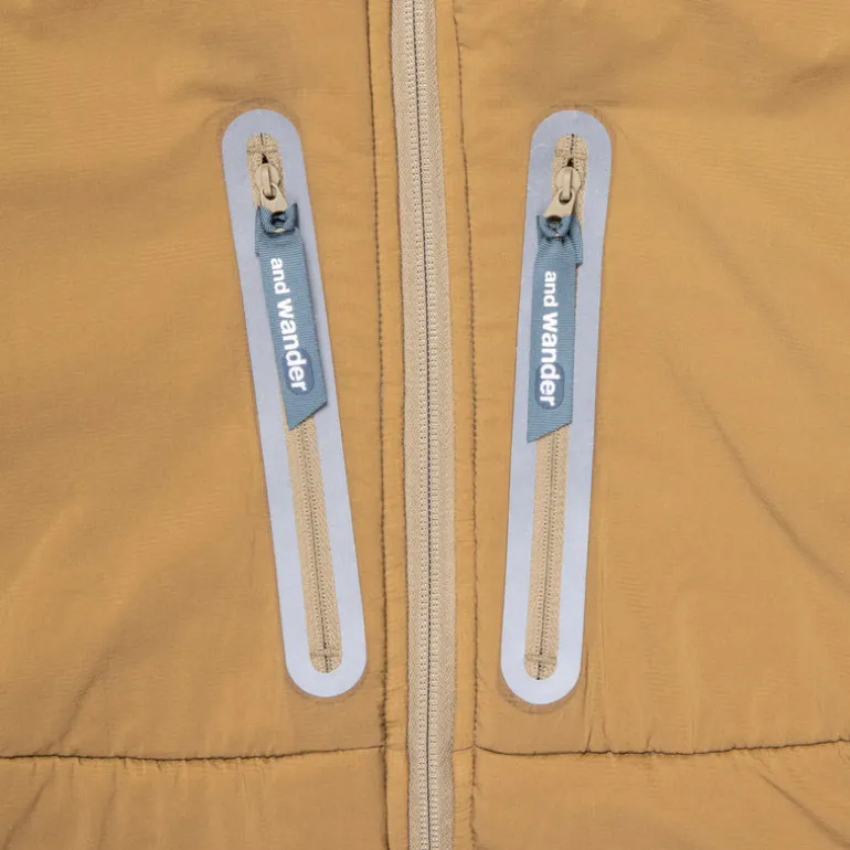And Wander Alpha Air Jacket Beige