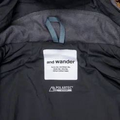 And Wander Alpha Air Jacket Beige