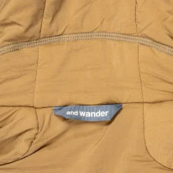 And Wander Alpha Air Jacket Beige
