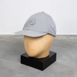 And Wander Back Mesh Cap Light Gray