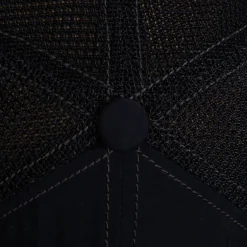 And Wander Back Mesh Cap Black