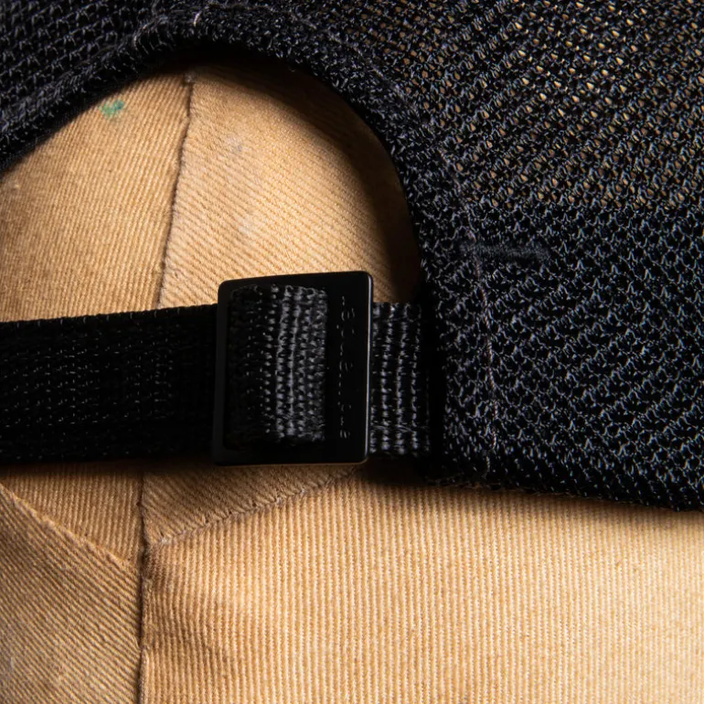 And Wander Back Mesh Cap Black