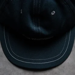 And Wander Cotton Twill Cap Green