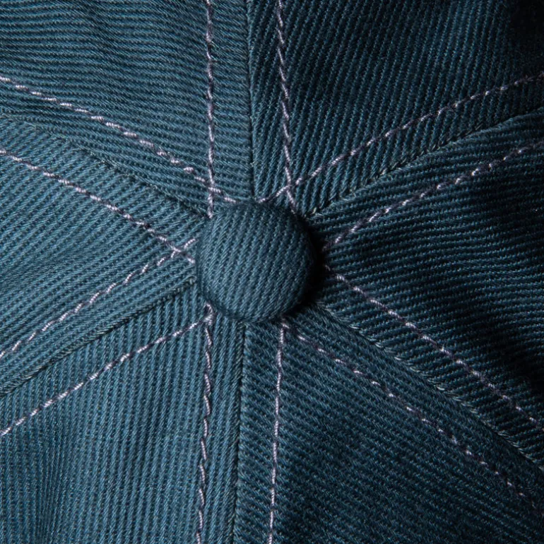 And Wander Cotton Twill Cap Green