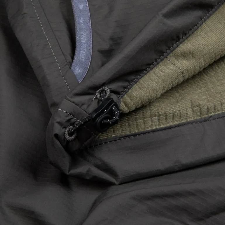 And Wander covered rip warm pullover charcoal