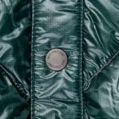 And Wander Diamond Stitch Down Vest Green