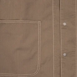 And Wander Dry Rip Shirt Jacket Khaki
