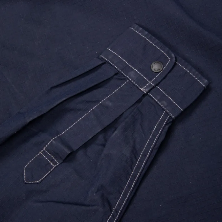 And Wander Dry Rip Shirt Jacket Navy